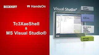 BECKHOFF Brazil HandsOn (2) - Tc3XAEShell x Visual Studio