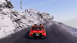 wrc 8 gameplay rallye monte carlo:agnieres devoluy mod