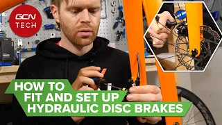 How To Fit & Set Up Shimano Road Bike Hydraulic Disc Brakes | GCN Tech's Full Setup & Installation