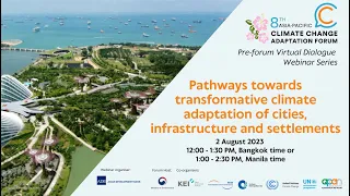 Pathways towards transformative climate adaptation of cities, infrastructure and settlements