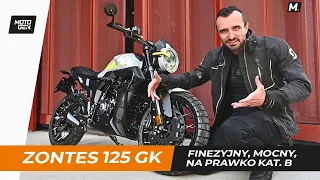 Zontes 125 GK  🏍 miejski scrambler na samochodowe prawko 🏍 WRAŻENIA Z JAZDY