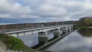 Nemunas River, the largest in  Lithuania 🇱🇹 In Prienai, Lithuania