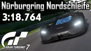 Gran Turismo 7 - Nürburgring Nordschleife in 3:18.764 (SRT Tomahawk X VGT7)