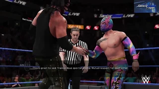 Baron Corbin vs. Sin Cara - US Championship Match | WWE SmackDown Live: Nov.14, 2017