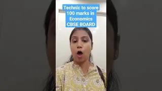 One Trick Shock You 100 marks in economics class 12 cbse