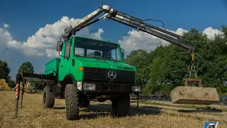 Unimog 427 U1450 mit 11,80m Hiab Kran | Unimog Vorstellung