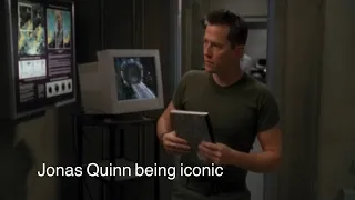 Jonas Quinn being adorably iconic