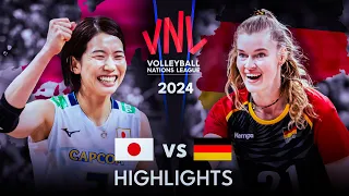 🇯🇵 JAPAN vs GERMANY 🇩🇪 | Highlights | Women's VNL 2024