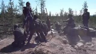 Finnish 120mm mortar squad