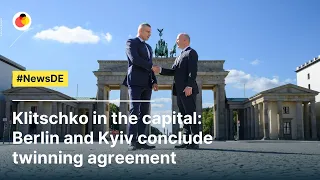 Klitschko in the capital: Berlin and Kyiv conclude twinning agreement | #NewsDE