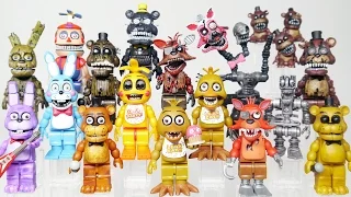 All FNAF Animatronics Collection | McFarlane Toys Five Nights at Freddy's Waves 1 & 2