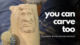 You Can Carve Too | Carve a Face With Me