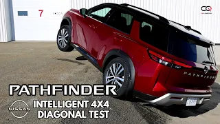 Nissan Pathfinder intelligent 4X4 diagonal test | Gone bad... :(