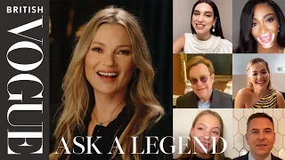 Kate Moss Answers 28 Questions From Her Famous Friends & Family | Ask A Legend | British Vogue