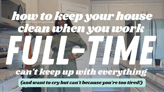 How to keep your house clean with a Full Time Job | 5 Gotta-Know Strategies | Victoria Alexander