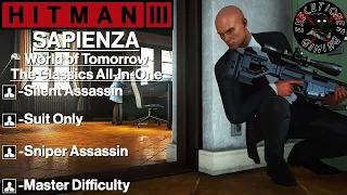 Hitman 3: Sapienza - World of Tomorrow - The Classics All-In-One - Master Difficulty