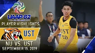 TO THE RESCUE: Rhenz Abando helps save UST from NU scare | UAAP 82 MB