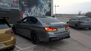 BMW 540i G30 exhaust sound  ( full inox exhaust )