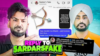 Reply to SARDAR FAKE | Badh-NSEEB | EXPOSED | AMAN AUJLA