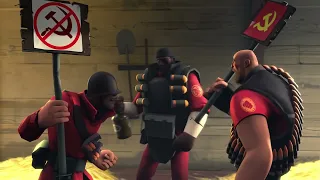 SFM Soldier found out that Heavy is a communist но с оригинальной русской озвучкой