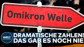 CORONA: Dramatische Omikron-Entwicklung! Über eine Million Neuinfektionen an einem Tag in den USA