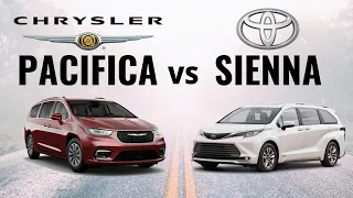 2021 Toyota Sienna Hybrid VS. 2021 Chrysler Pacifica Hybrid - ONLY BUY ONE OF THESE (Find Out Which)