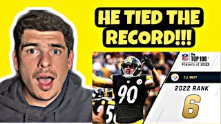 English Youtuber Reacts to Top 100 Players 2022 - #6 TJ Watt