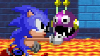 Sonic Hack - Sonic the Hedgehog Painful World Spikes Kaizo 2