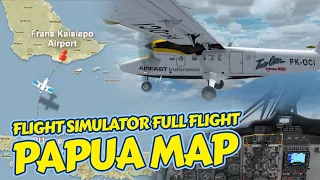 Microsoft Flight Simulator Full Fight Frans Kaisiepo To Stevanus Rumbewas Airport With Twin Otter