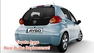 How To Replace Toyota Aygo Rear Bulbs