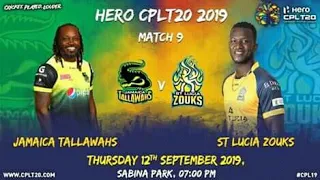 2019 CPL | match 9 | Highlight | jamaica tallawahs vs st lucia zouks | JT VS ZOUKS