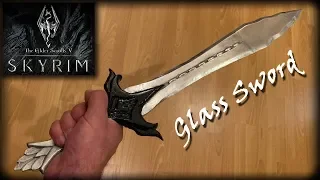 Casting The GLASS Sword From The Game Skyrim - Aluminum Casting