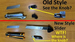 How To Change Blade In Modern (New Mechanism) Utility Knife (Box Cutter) with Snap Off Razor Blades.