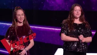 Amel Bent et Imen Es - Jusqu'au bout - Manon et Noelya | The Voice Kids 2022 | Battles