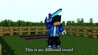 ♫ "DIAMOND SWORD" - MINECRAFT PARODY OF DEMONS ♫ [REMASTERED]