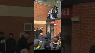 Manchester United Fans Storm Old Trafford