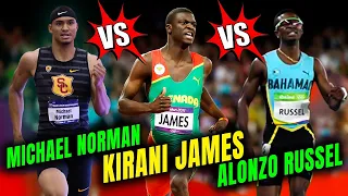 Sprint Titans Collide: Kirani James vs Alonzo Russell vs Michael Norman in 400m Showdown.