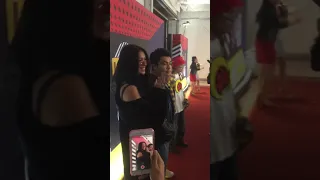 Lou andrei yam and fumiya @ the red carpet MYX MUSIC AWARDS 2019
