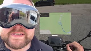 Motorrad Navigation mit der Apple Vision Pro - wird es funktionieren?