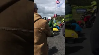 Vespa world day in carrickfergus