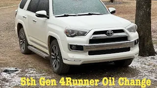 5th Gen Toyota 4Runner Oil Change 2010-2023 (How To)