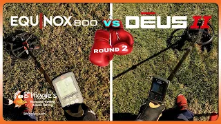 Minelab Equinox 800 vs XP Deus II Metal Detector • YOU Decide Who WON • School Metal Detecting