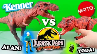 Toy Comparison! | Mattel RED Rex VS Kenner Tyrannosaurus Rex | Jurassic Park 30th Anniversary