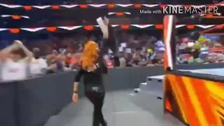 BECKY LYNCH SHOW OFF | WWE MONDAY NIGHT RAW | 9TH MARCH 2020