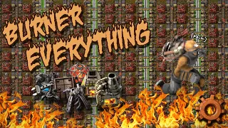 How Hard is it to Beat Factorio When EVERYTHING is a Burner?