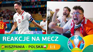 TAK JEST! 😍 REAKCJE NA HISZPANIA 1 - 1 POLSKA!!!! 🇪🇸🆚🇵🇱 EURO 2020 🏆