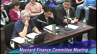 Maynard Finance Committee  School Committee Meeting of March 25, 2019