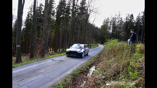 5.4.2024 Erik Cais - Škoda Fabia RS Rally2 - test před Valašskou Rally