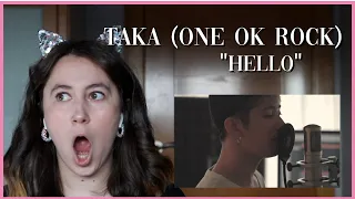 Taka (One Ok Rock) "Hello" Adele Cover (Reaction Video)