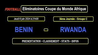 BENIN - RWANDA: 3rd Africa World Cup Qualifiers Day - 06/06/2024